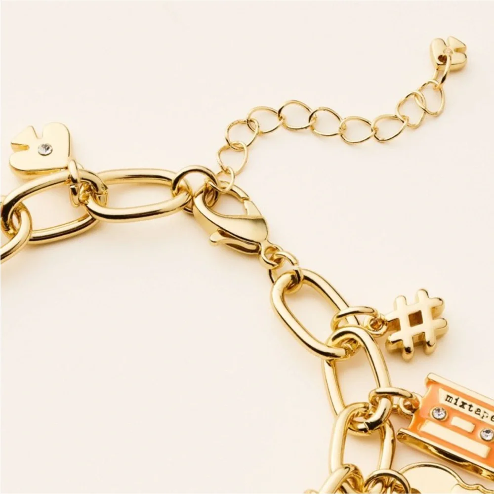 ♠️ Mixed Novelty Chunky Charm Bracelet - Kate Spade New York x Target